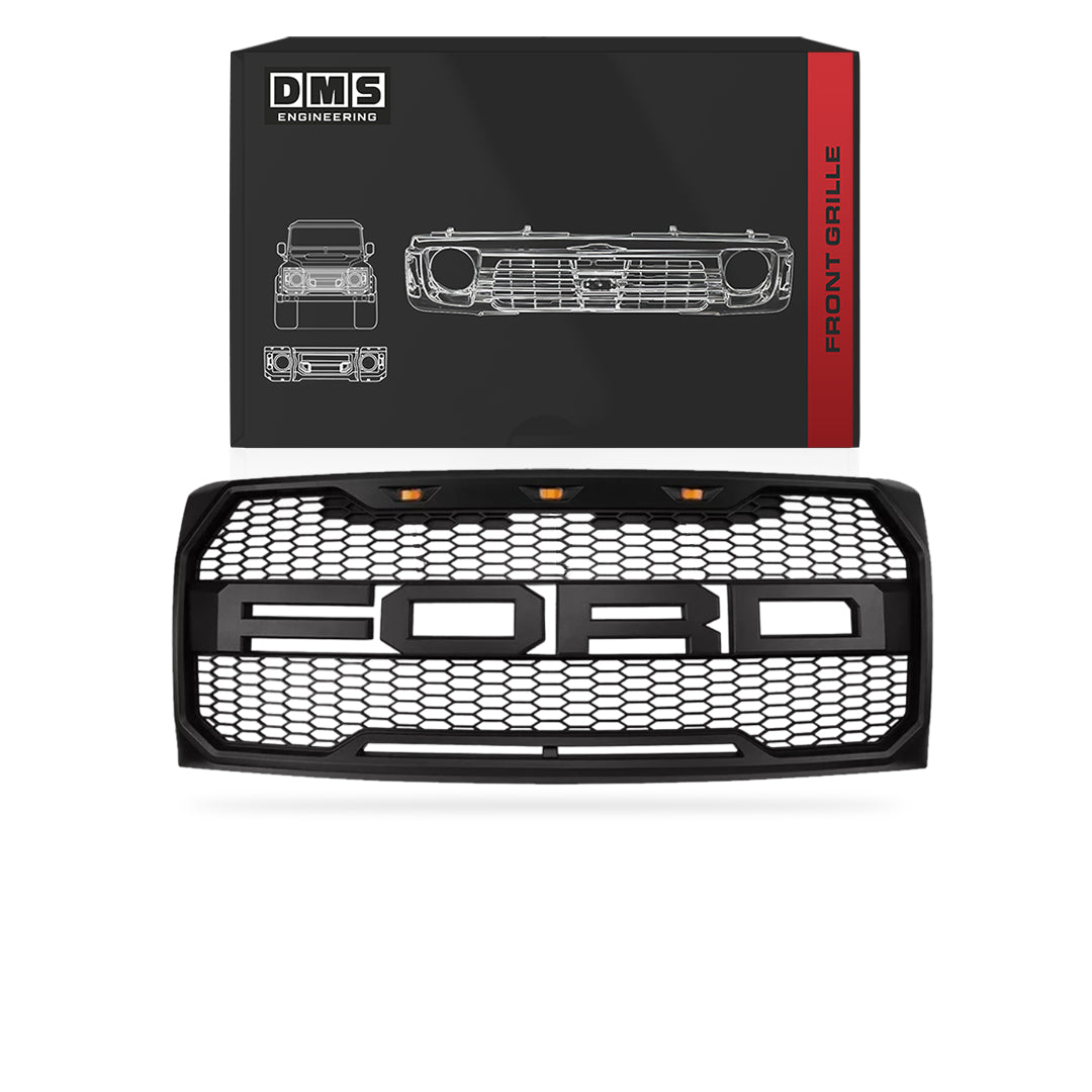 Ford F-150 (2009 - 2014) Raptor Style Matte Black Grille