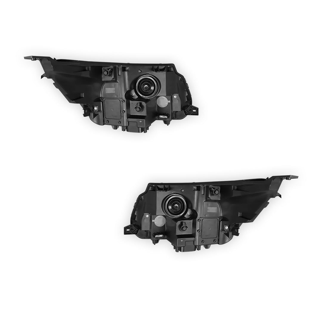 Ford Explorer (2016 - 2019) LED DRL Chrome Replacement Headlights LH + RH