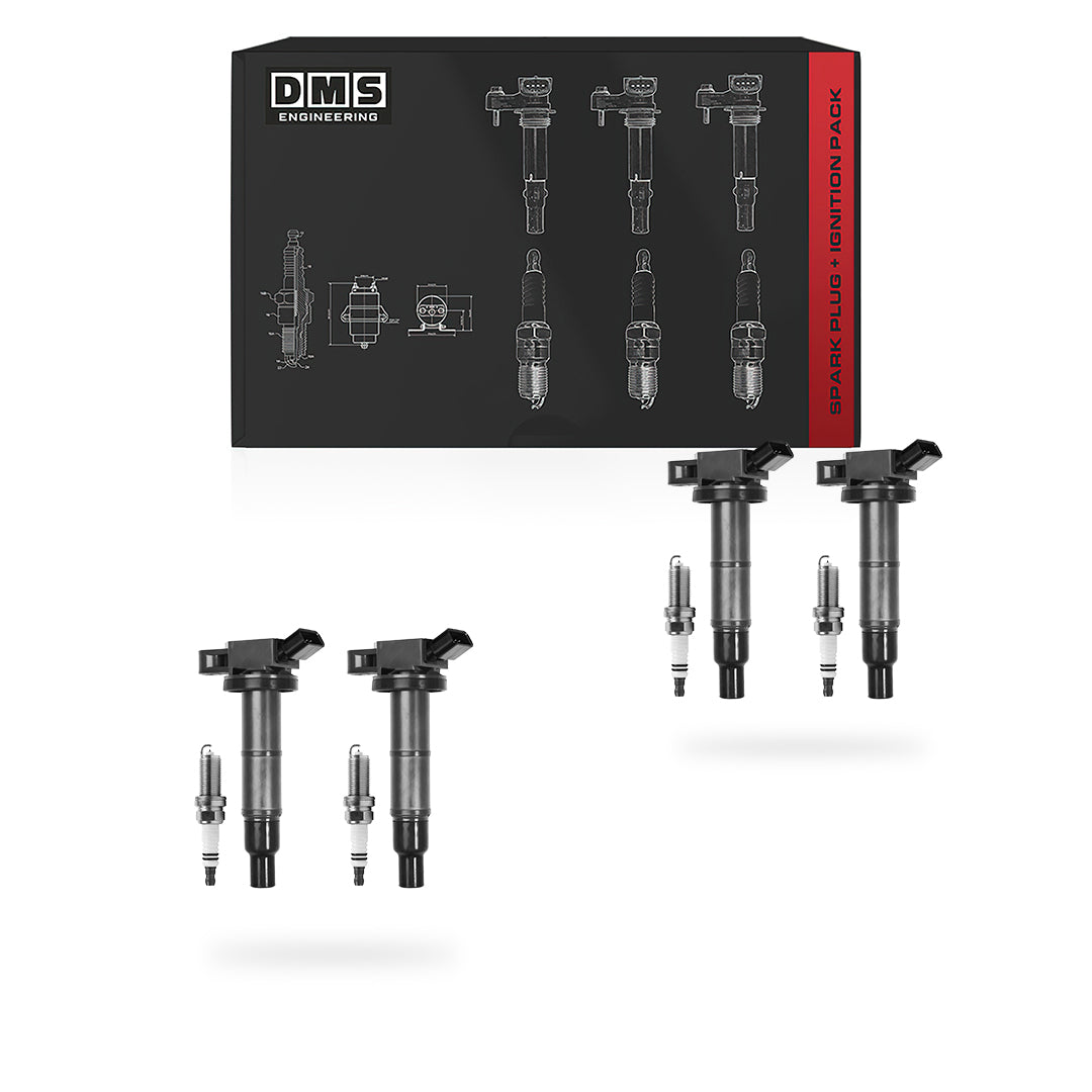 Scion tC (2005 - 2010) 2.4L Ignition Coils and Spark Plugs Complete Set