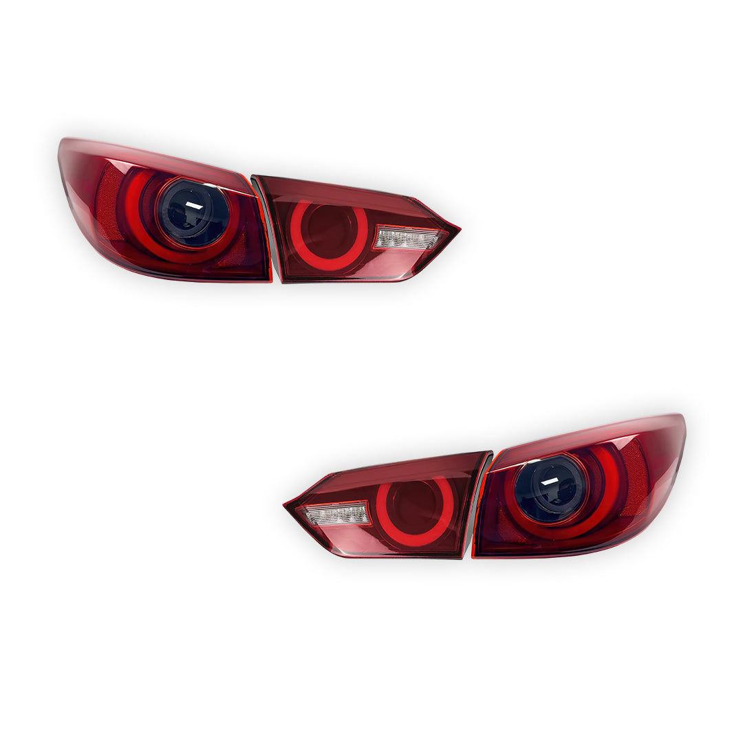 Infinity Q50 (2014 - 2017) LED Red Inner and Outer Tail Lights LH + RH