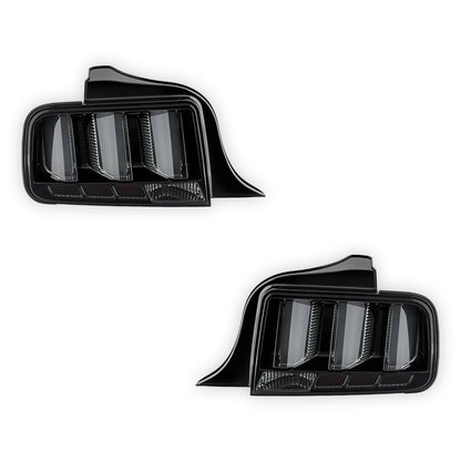 Ford Mustang (2005 - 2009) Sequential Smoked Full LED Tail Lights LH + RH