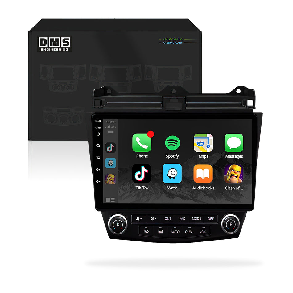 Honda Accord 7th Gen. (2003 - 2007) 10.1" Wireless Android 12 / 13 / 14 Head Unit for Apple CarPlay / Android Auto