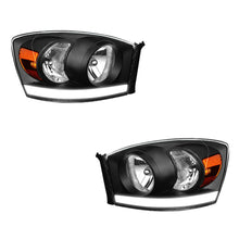 Dodge RAM 1500 (2006 - 2008) LED DRL Replacement Headlights LH + RH