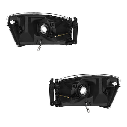 Dodge RAM 2500 (2006 - 2009) LED DRL Replacement Headlights LH + RH
