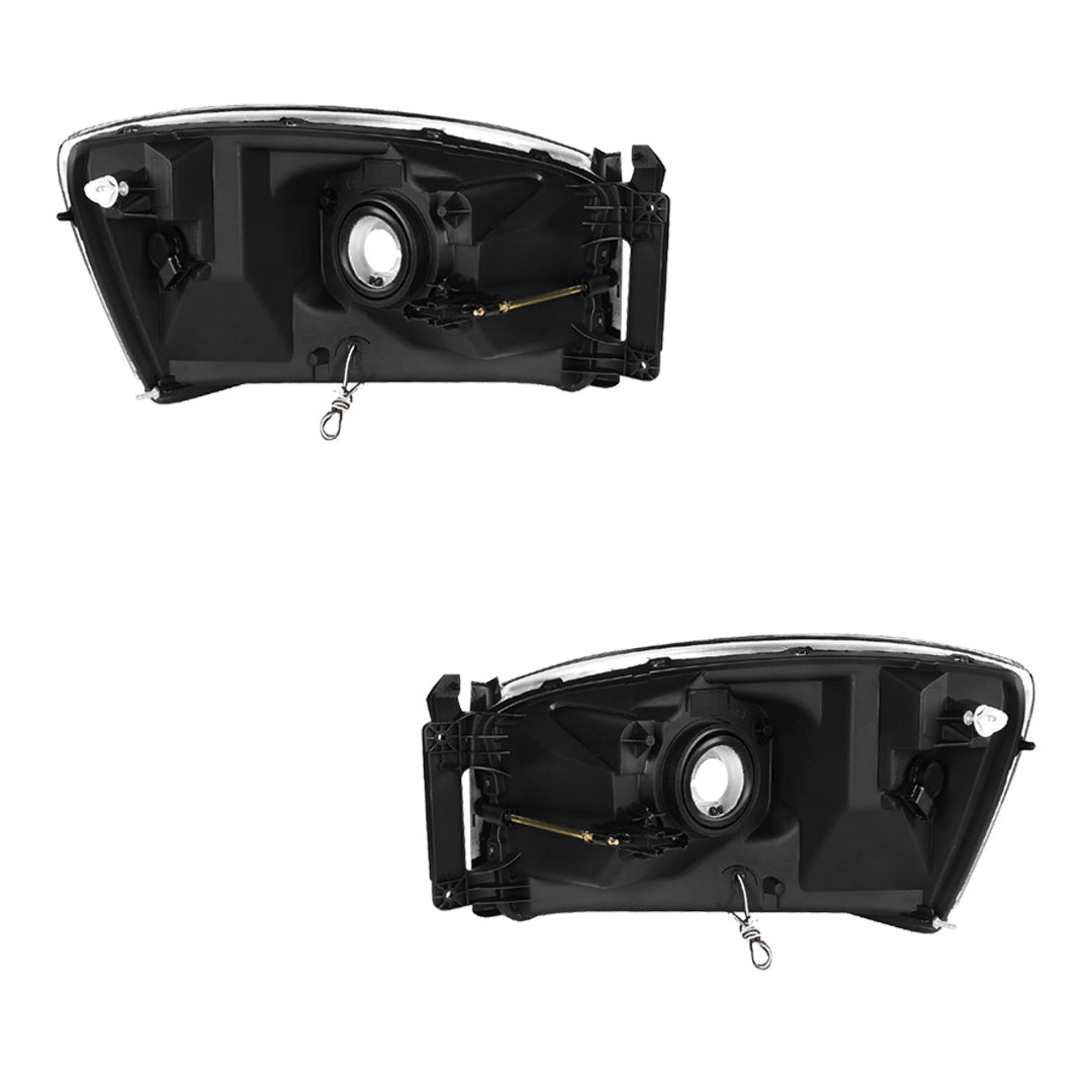 Dodge RAM 2500 (2006 - 2009) LED DRL Replacement Headlights LH + RH