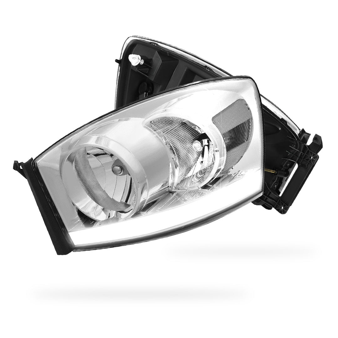 Dodge RAM 2500 (2006 - 2009) LED DRL Replacement Headlights LH + RH