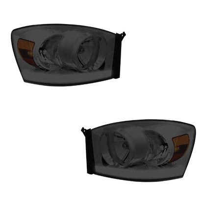 Dodge RAM 2500 (2006 - 2009) LED DRL Replacement Headlights LH + RH