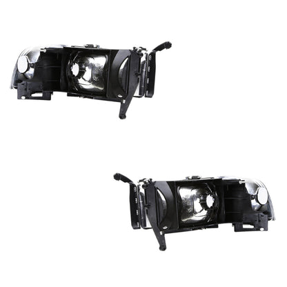 Dodge RAM 3500 (1994 - 2002) Replacement Headlights and Corner Lights LH + RH