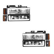 Chevrolet C1500 Cheyenne / Scottsdale / Silverado (1988 - 1993) C-LED DRL Replacement Headlights LH + RH