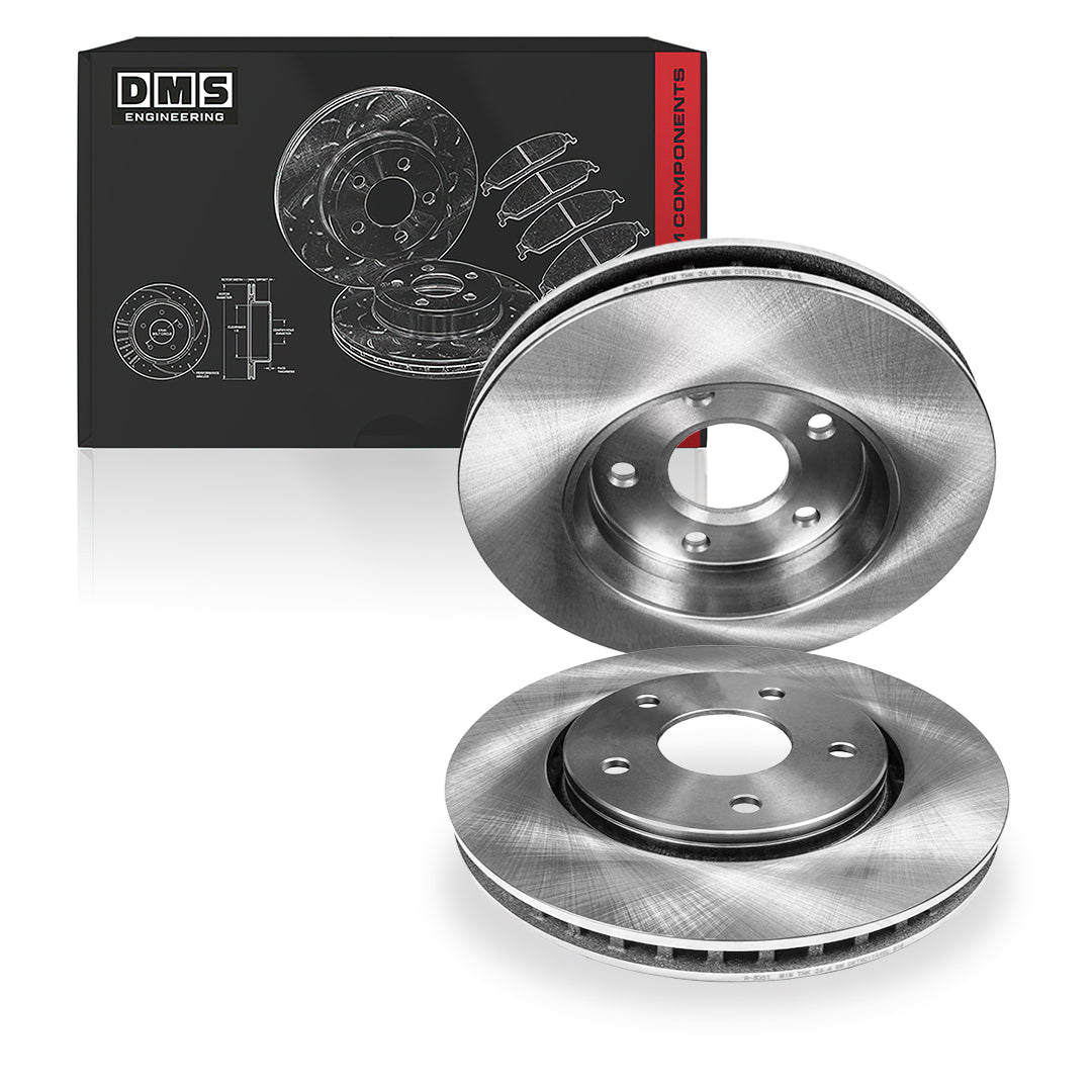 Chevrolet Malibu LT / LTZ / Eco (2013 - 2015) Front and Rear Standard Brake Rotors and Brake Pads LH + RH