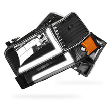 Ford F-250 (1992 - 1996) LED DRL Replacement Headlights and Bumper Lights LH + RH