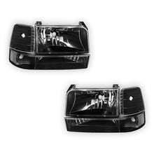 Ford F-250 (1992 - 1996) Replacement Headlights and Bumper Lights LH + RH