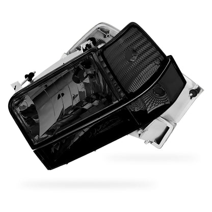Ford F-250 (1992 - 1996) Replacement Headlights and Bumper Lights LH + RH