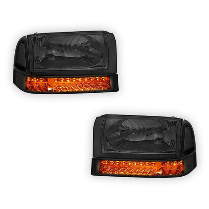 Ford F-350 Super Duty (1999 - 2004) Replacement Headlights LH + RH