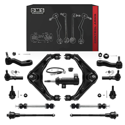 Hummer H2 (2003 - 2007) Control Arms and Sway Bar Links Complete Suspension Kit LH + RH