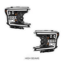 Ford F-150 (2018 - 2020) Full LED DRL Sequential Projector Headlights LH + RH