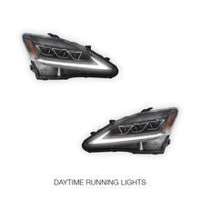 Lexus IS350 (2006 - 2012) LED DRL Signal Projector Headlights LH + RH