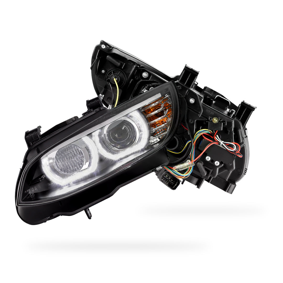 BMW 3-Series M3 / E90 / E92 / E93 (2008 - 2013) LED Halo Angel Eyes HID/Xenon Headlights LH + RH