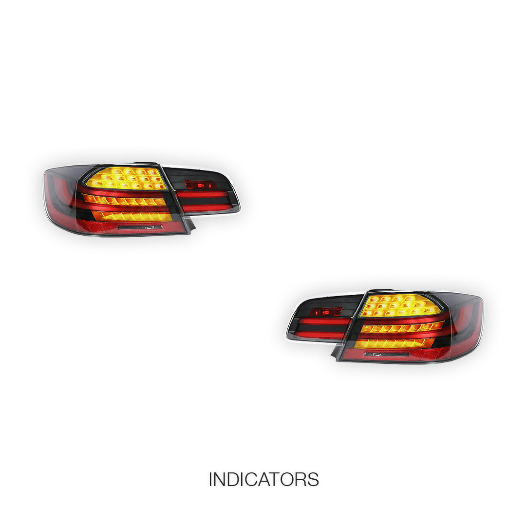BMW 3-Series M3 LCI / E92 (2008 - 2013) LED Smoked Tail Lights LH + RH