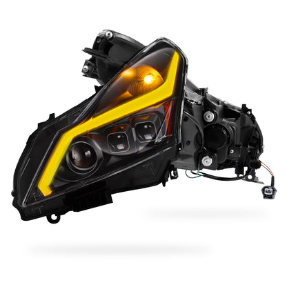 INFINITI Q40 (2015) Sequential LED DRL Dual Projector Headlights LH + RH