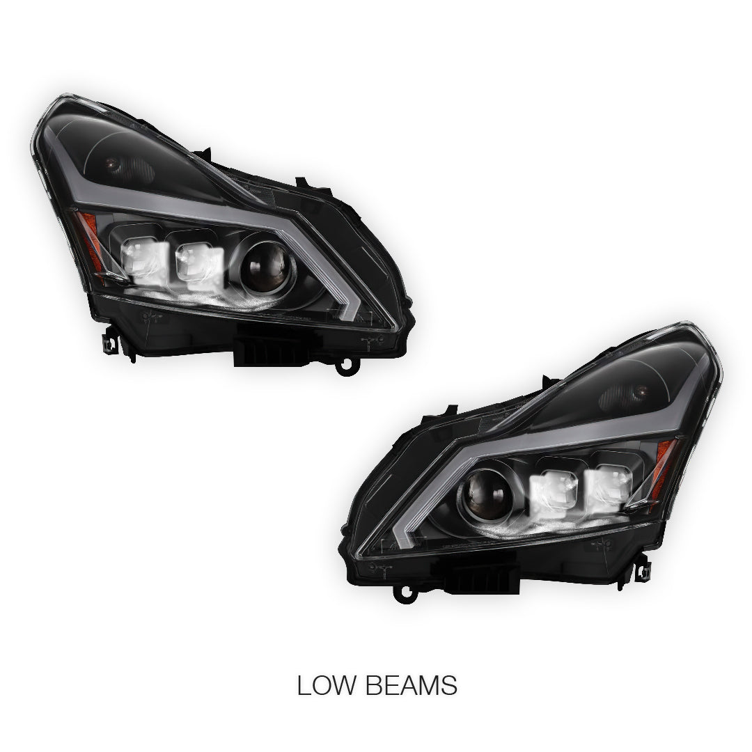 INFINITI G25 (2011 - 2012) Sequential LED DRL Dual Projector Headlights LH + RH