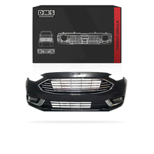 Ford Fusion (2017 - 2018) Front Bumper Cover / Fog Lights / Upper & Lower Grilles Complete Set