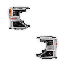 Ford F-250 Super Duty (2020 - 2022) Full LED Chrome Replacement Headlights LH + RH