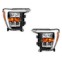Ford F-150 (2021 - 2023) Quad LED DRL Reflector Chrome Replacement Headlights LH + RH