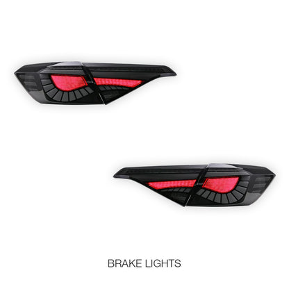 Honda Civic (2022 - 2024) Sequential LED Smoked Tail Lights LH + RH
