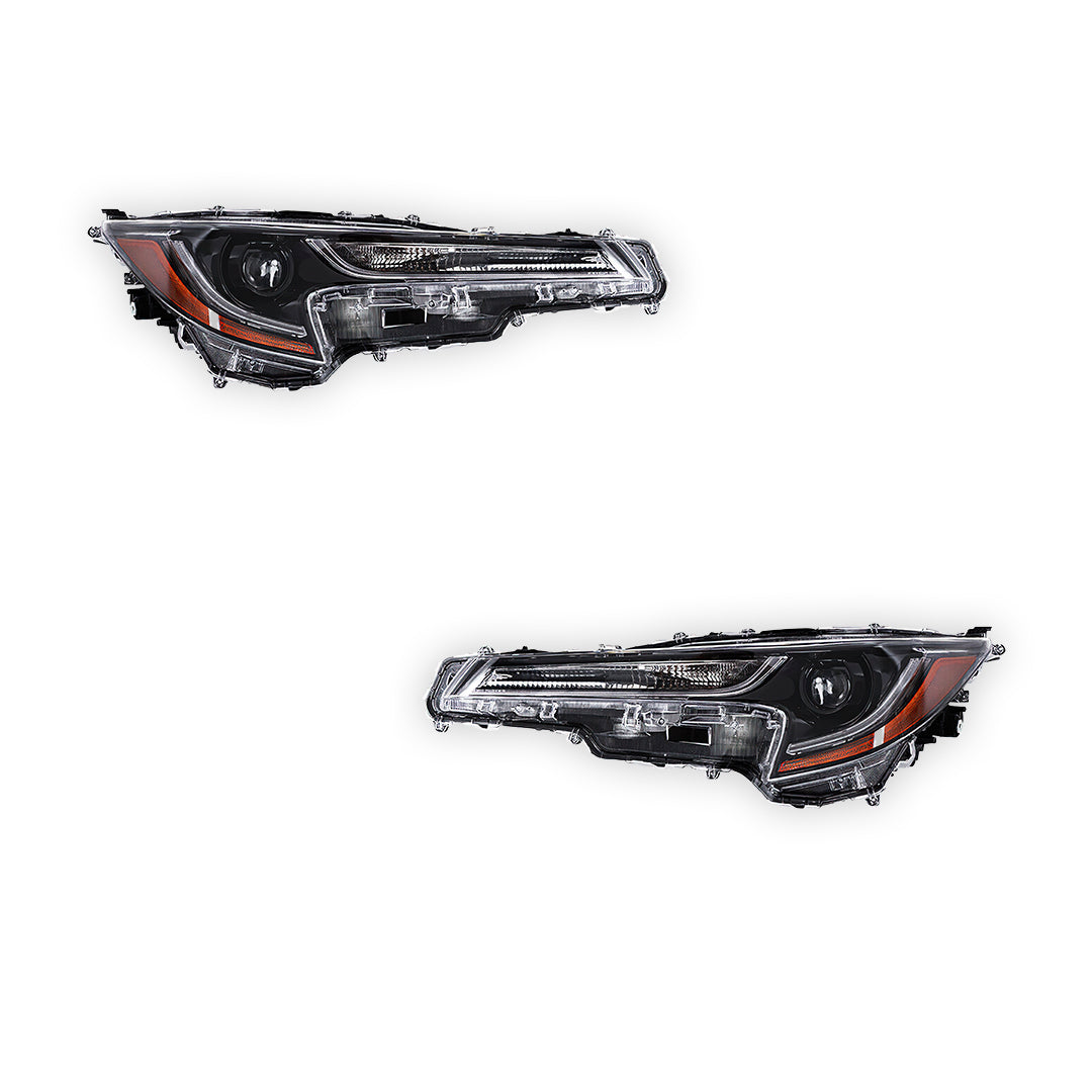 Toyota Corolla (2023 - 2024) LED Black Replacement Headlights LH + RH