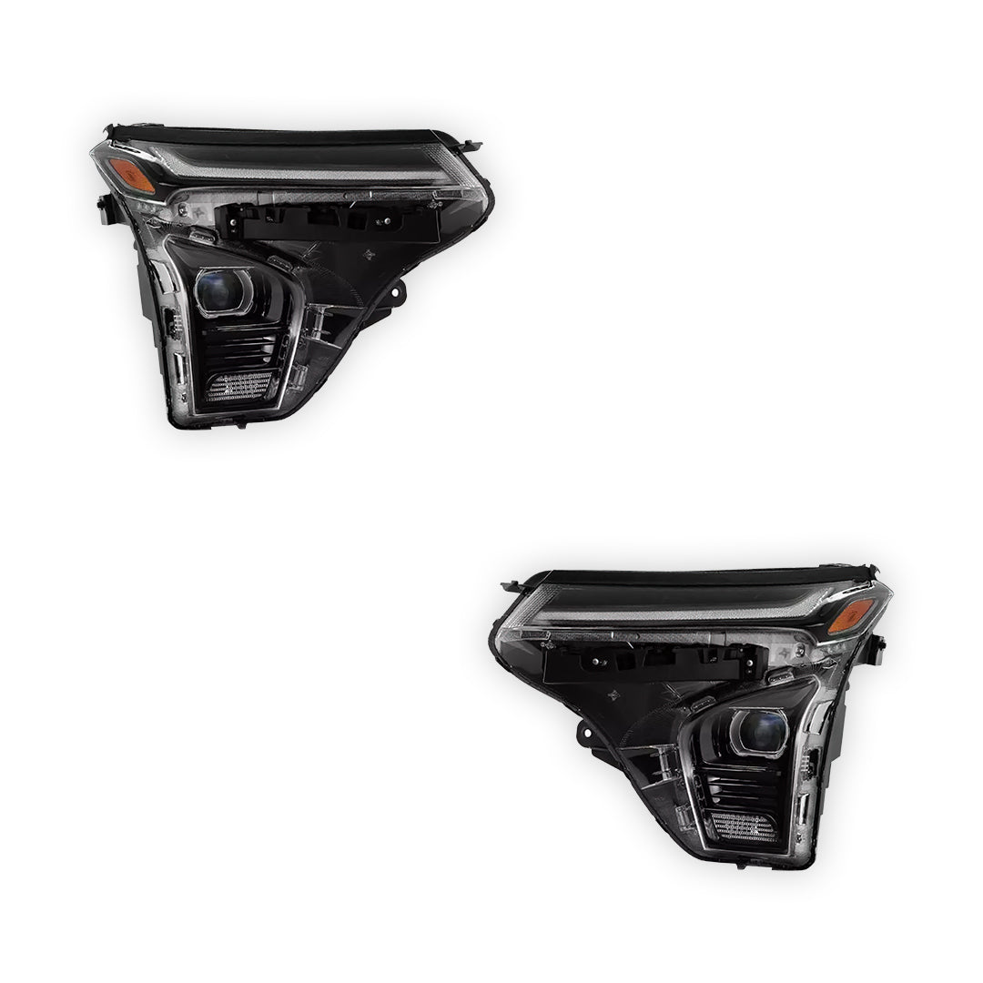 Chevrolet Trax ACTIV / LS / LT / RS (2024 - 2025) LED DRL Black Projector Replacement Headlights LH + RH