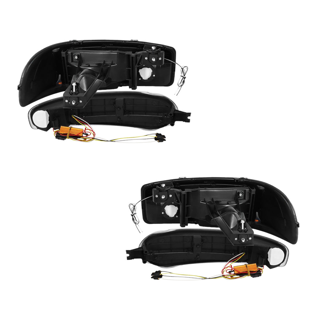 GMC Yukon Denali (2001 - 2006) L-LED DRL Replacement Headlights LH + RH