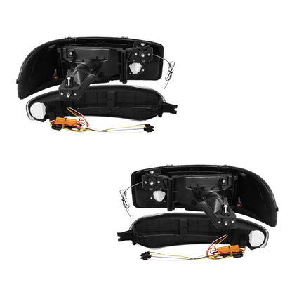 GMC Yukon Denali (2001 - 2006) L-LED DRL Replacement Headlights LH + RH