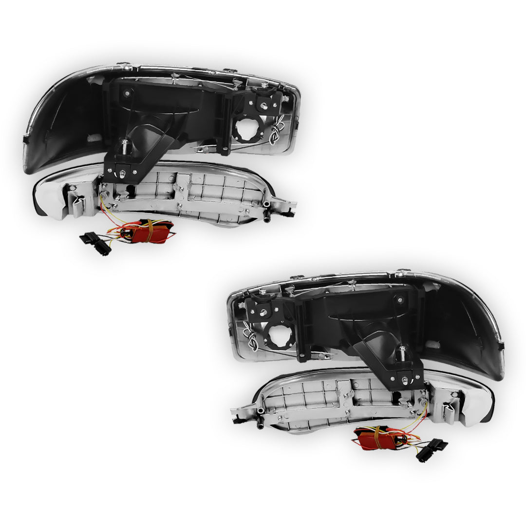 GMC Yukon XL 1500 Denali (2001 - 2006) L-LED DRL Replacement Headlights LH + RH