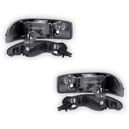 GMC Yukon XL 1500 Denali / SLE / SLT (2001 - 2006) Replacement Headlights LH + RH