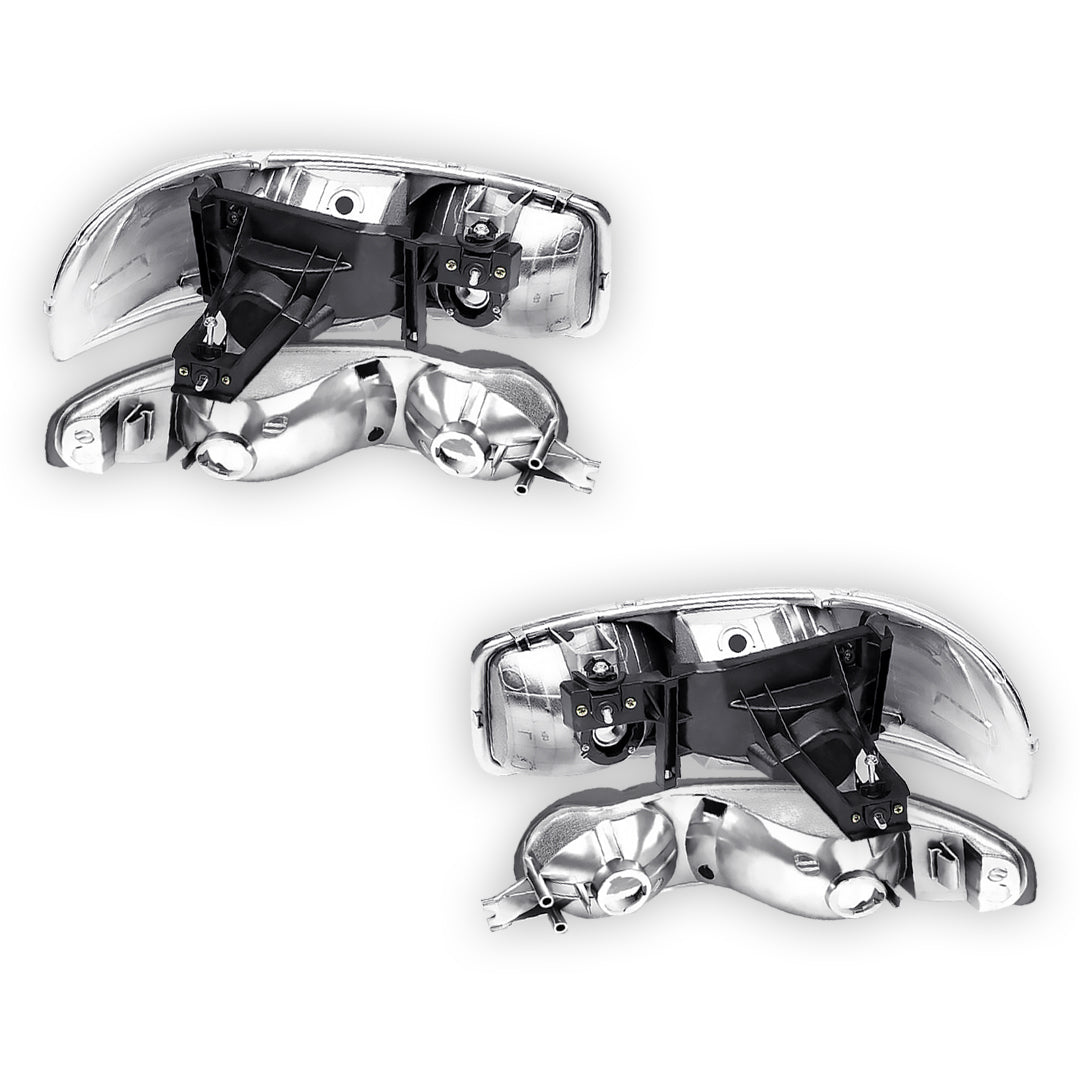 GMC Yukon XL 1500 Denali / SLE / SLT (2001 - 2006) Replacement Headlights LH + RH