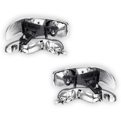 GMC Yukon XL 1500 Denali / SLE / SLT (2001 - 2006) Replacement Headlights LH + RH