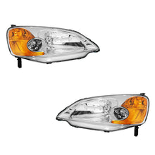 Honda Civic (2001 - 2003) Replacement Headlights LH + RH