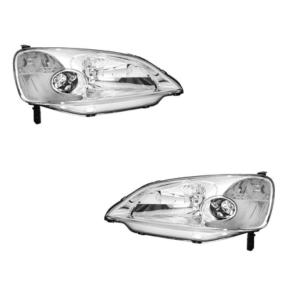 Honda Civic (2001 - 2003) Replacement Headlights LH + RH