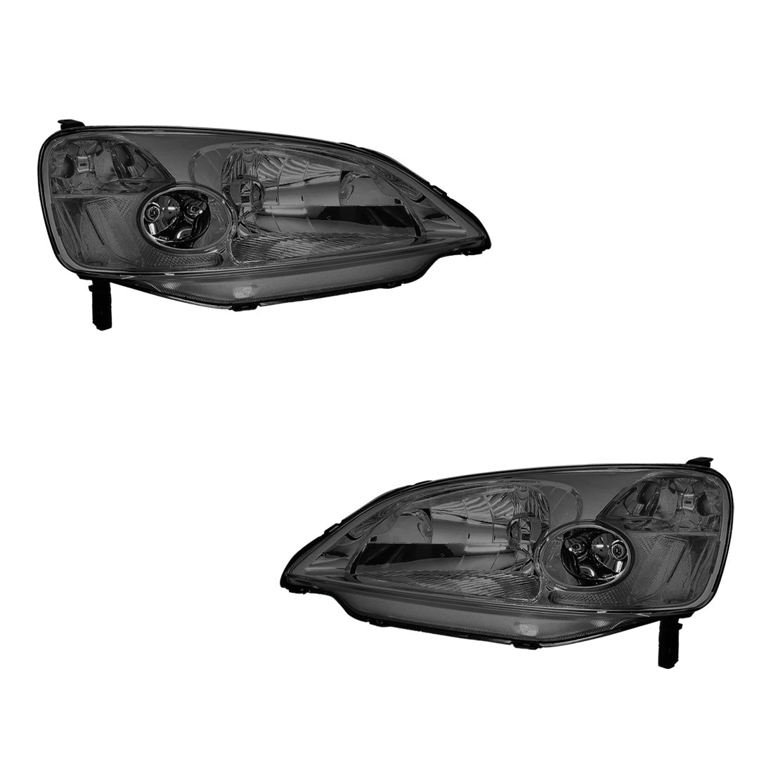 Honda Civic (2001 - 2003) Replacement Headlights LH + RH