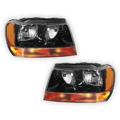 Jeep Grand Cherokee (1999 - 2004) Replacement Headlights LH + RH