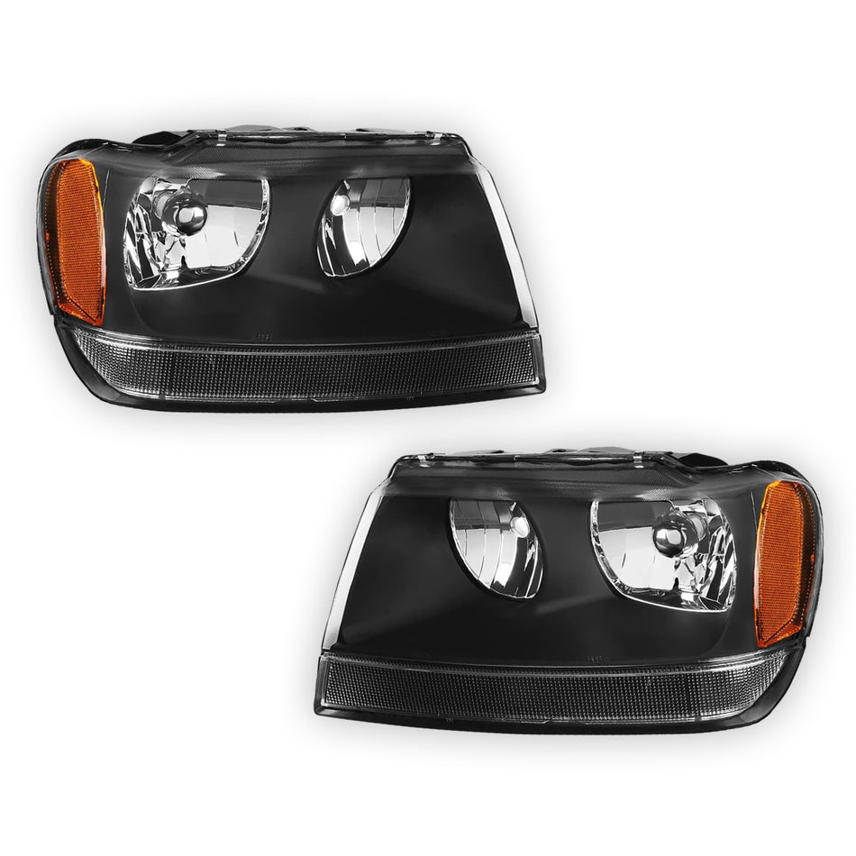 Jeep Grand Cherokee (1999 - 2004) Replacement Headlights LH + RH