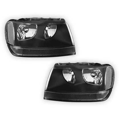Jeep Grand Cherokee (1999 - 2004) Replacement Headlights LH + RH