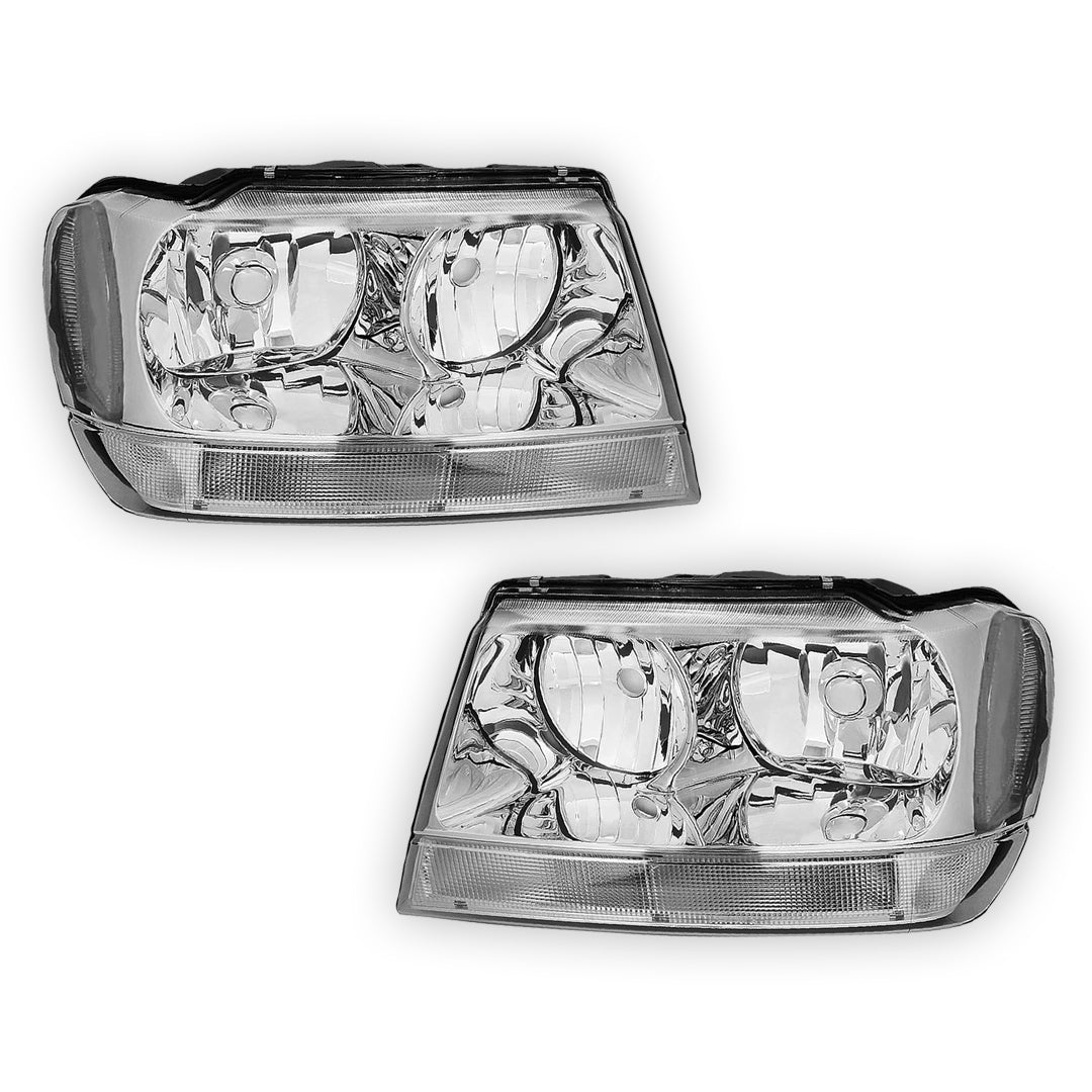 Jeep Grand Cherokee (1999 - 2004) Replacement Headlights LH + RH