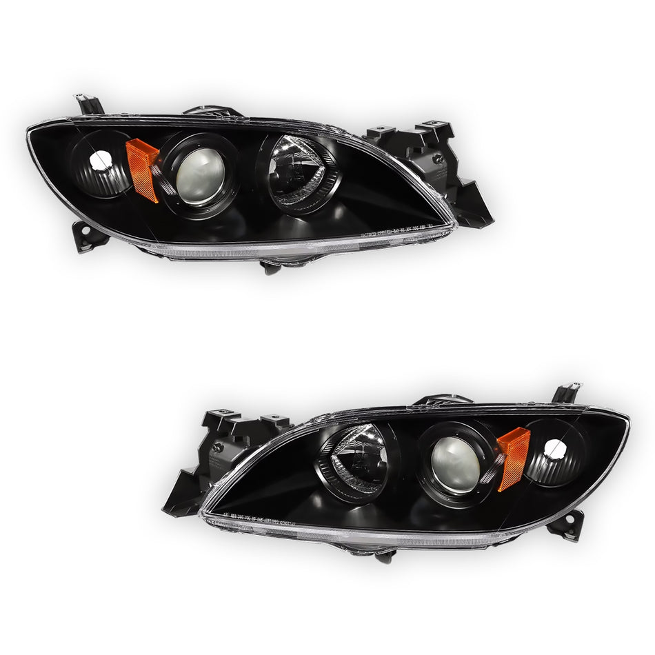 Mazda 3 (2004 - 2009) Replacement Headlights LH + RH