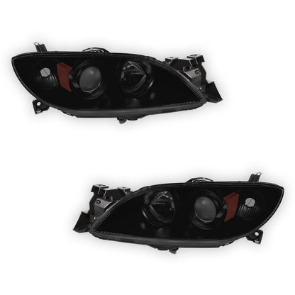 Mazda 3 (2004 - 2009) Replacement Headlights LH + RH