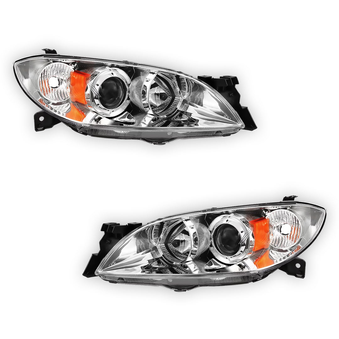 Mazda 3 (2004 - 2009) Replacement Headlights LH + RH