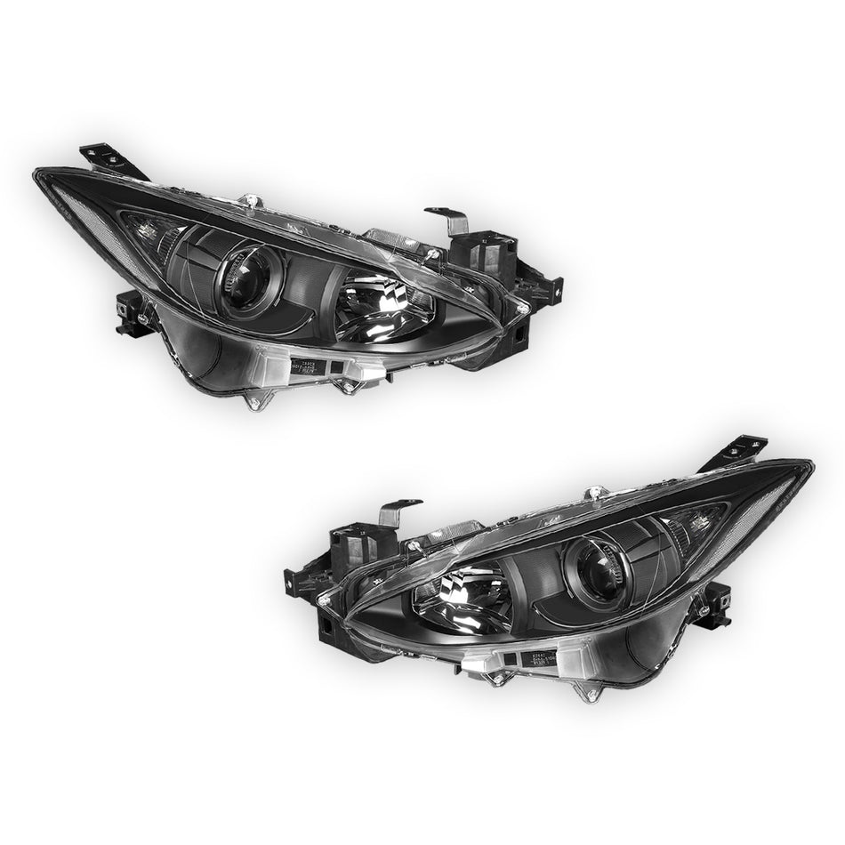 Mazda 3 (2014 - 2016) Replacement Headlights LH + RH