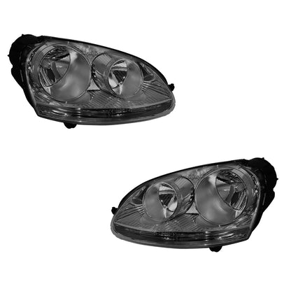 Volkswagen Rabbit (2006 - 2009) Replacement Headlights LH + RH