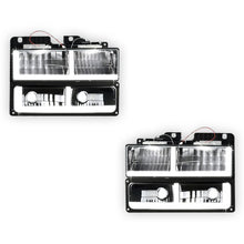 Chevrolet C2500 Cheyenne / Scottsdale / Silverado (1988 - 2000) F-LED DRL Replacement Headlights LH + RH